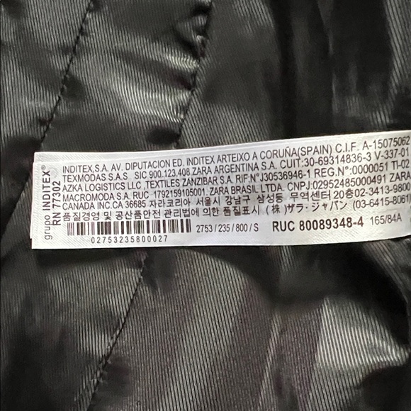 Like New! Zara Women's Lapel Collar Blazer Jacket in Size  S - Picture 14 of 15